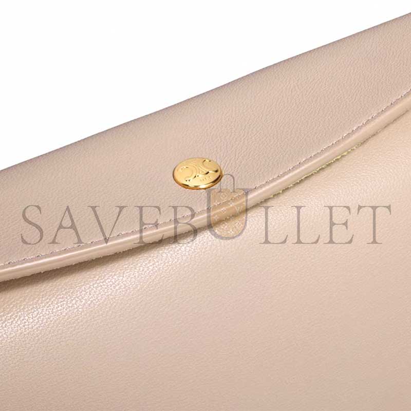 CELINE TRIO FLAP IN SMOOTH LAMBSKIN 10P862O86.03SA (22.5*13*3.5cm)